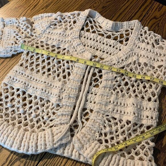 Vintage Hand Knitted Sweater Vest Size M/L - Picture 9 of 10